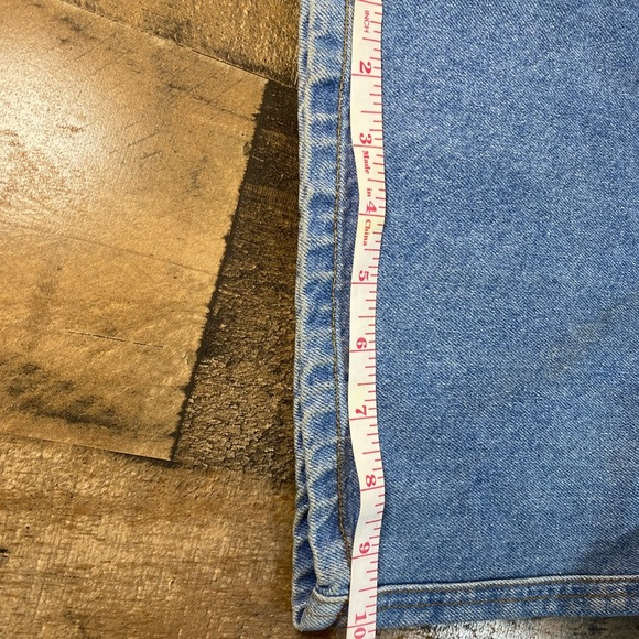 Russ Original Sport Co. Women’s Size 12  Classic Blue Denim Jeans Wide Leg - Picture 5 of 13